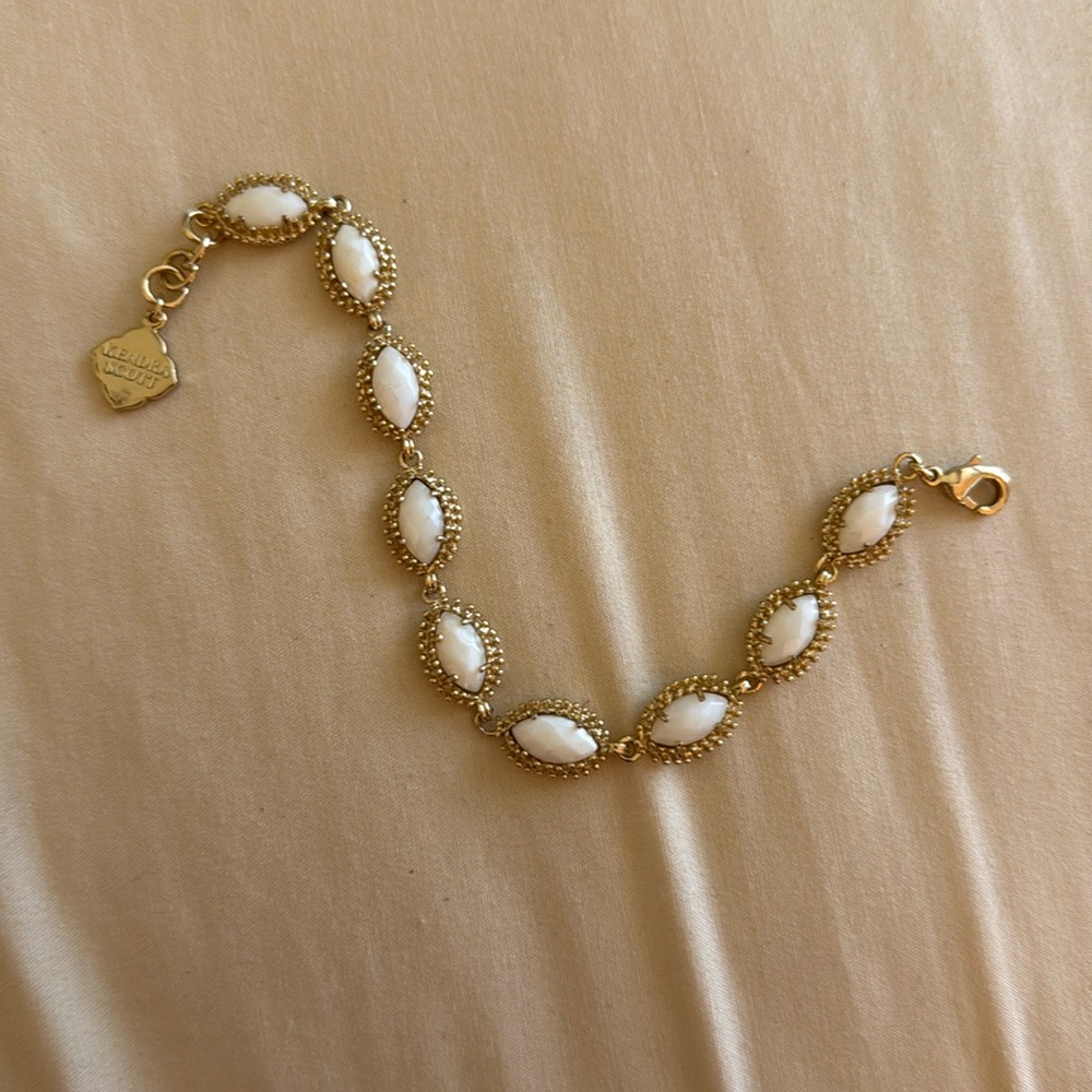 Kendra Scott Jana Bracelet with Cream Stones